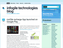 Tablet Screenshot of blog.infogile.com